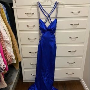 Cobalt Blue prom dress